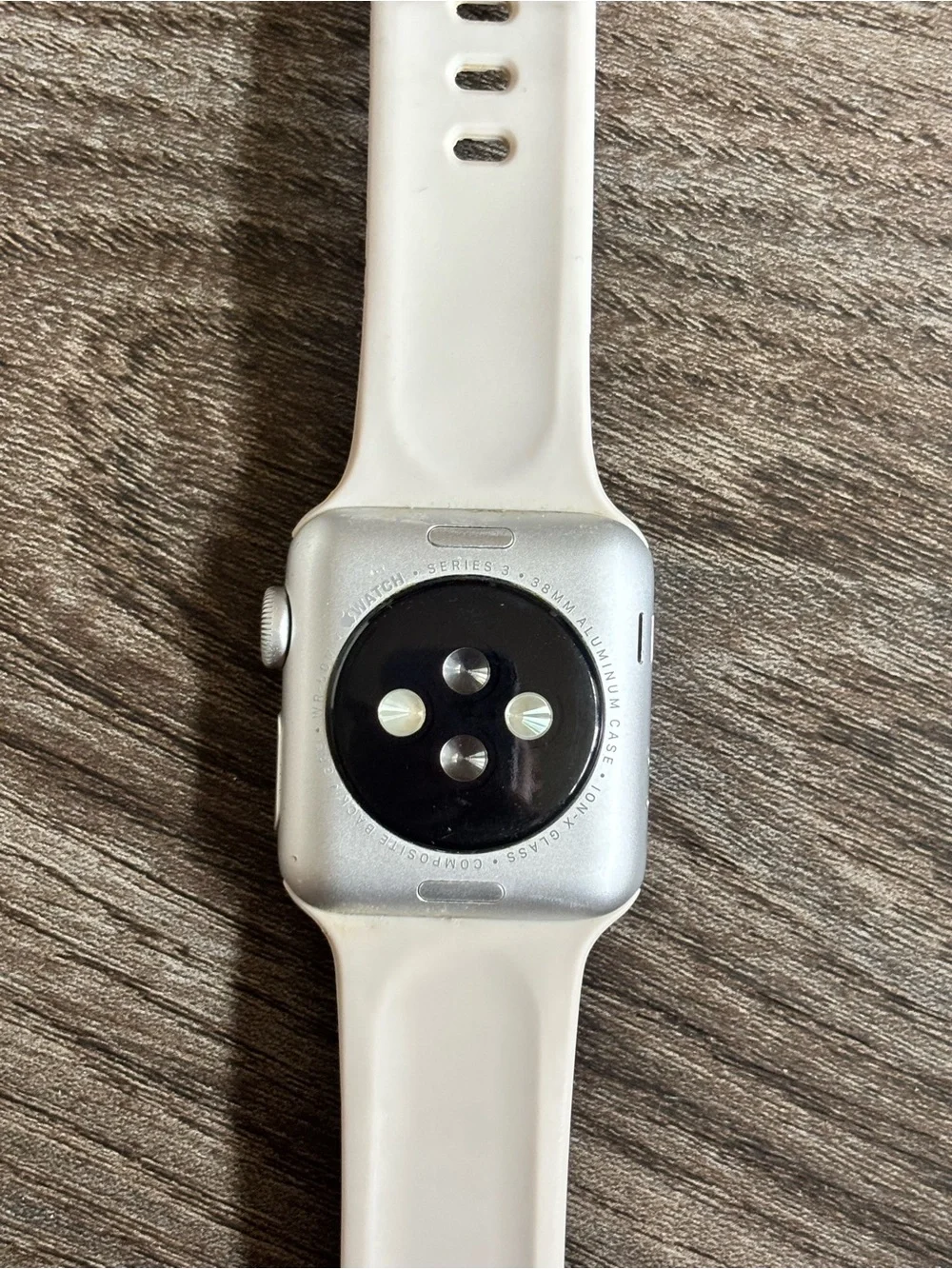 Apple White Floral Silicone Band for Apple Watch